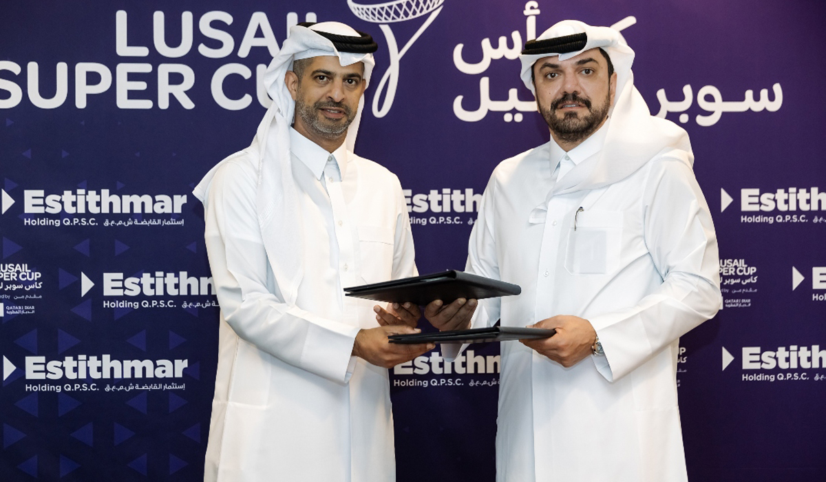 Moutaz Al Khayyat with Nasser Al Khater
